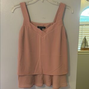 Banana Republic Blush Pink Layered Sleeveless Cami Blouse